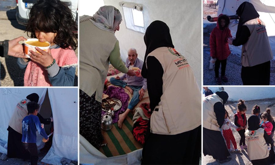 Avrupa Yetim-Der Elazığ’lı depremzedeleri yalnız bırakmıyor