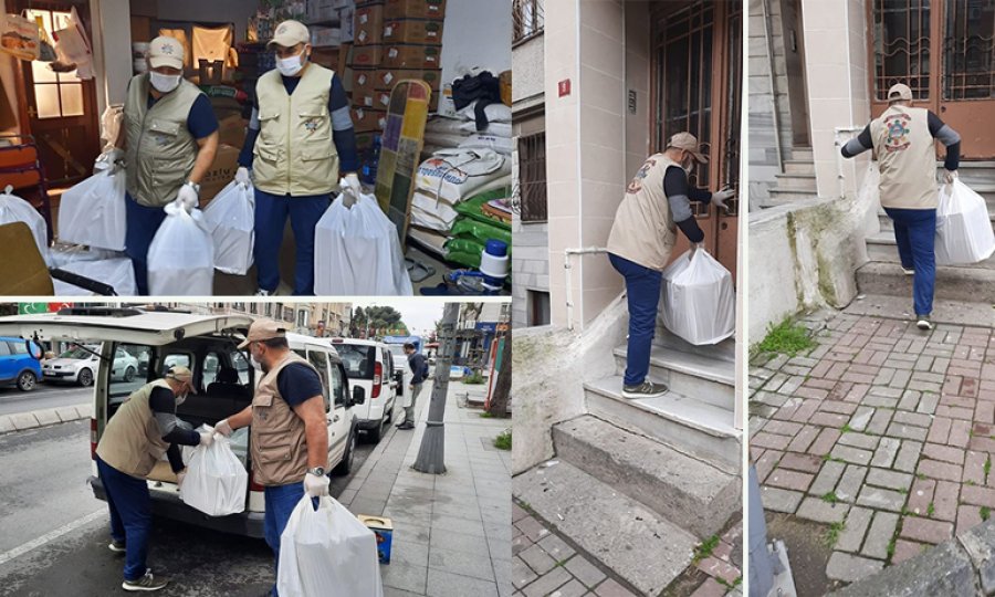 Kudüs Gönüllüleri ihtiyaç sahiplerine yönelik gıda yardımlarını sürdürüyor