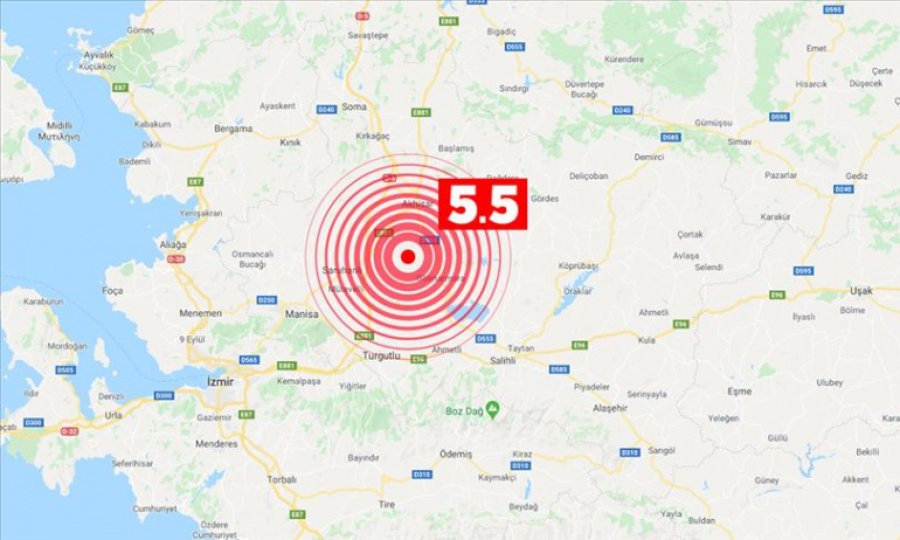 Manisa'da 5.5'lik deprem