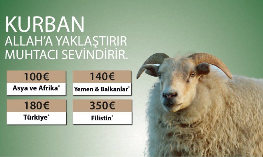 Avrupa Yetim-Der Kurban bayramında Yetimleri sevindirmek için hazır