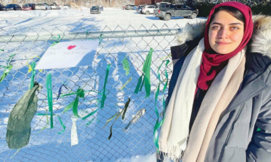 Kovulan Fatima'ya Kanadalılar sahip çıktı: Başörtülü öğretmene büyük destek