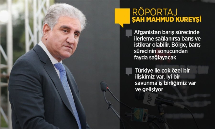 Pakistan Dışişleri Bakanı Kureyşi: Afgan barış sürecinde kazanılacak çok şey var
