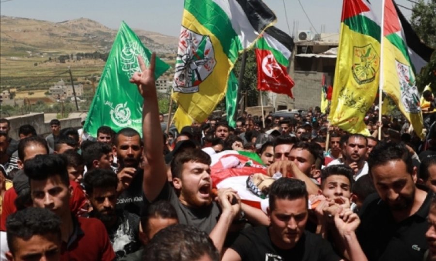 Batı Şeria'nın çocuk şehidi ebediyete uğurlandı