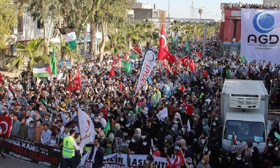 Türkiyeli Müslümanlar İncirlik’ten seslendi: Bırakın kınamayı, füze gönderin!
