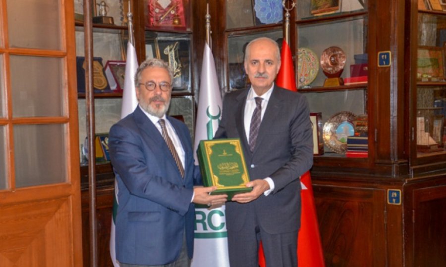 Numan Kurtulmuş’tan Mahmut Erol Kılıç’a tebrik ziyareti