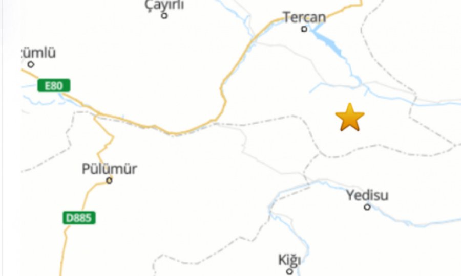 Erzincan'da korkutan deprem