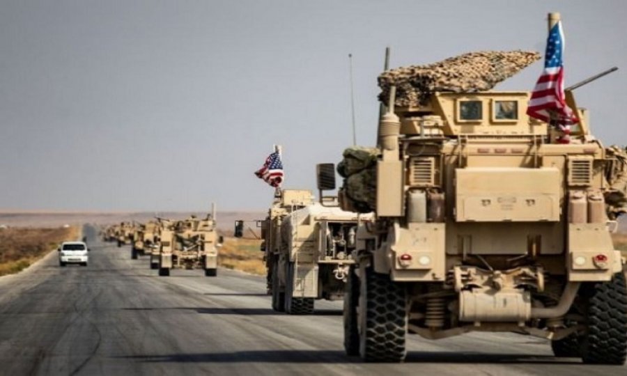 Suriye'nin Kamışlı halkı, Amerikan konvoyunun geçişini engelledi