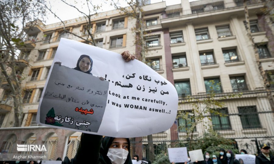 Birleşmiş Milletler Ofisi önünde protesto