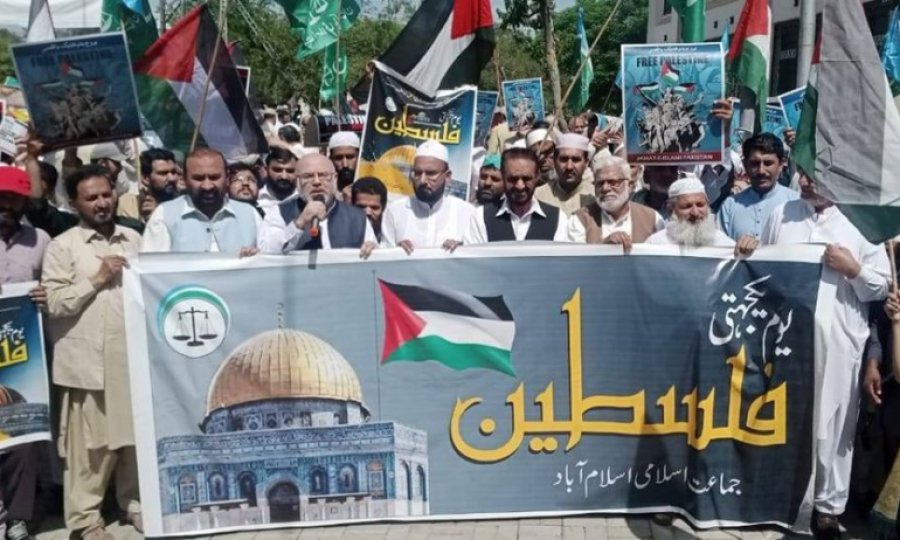 Pakistan’da Mescidi Aksa’ya ve Filistin’e destek gösterileri düzenlendi
