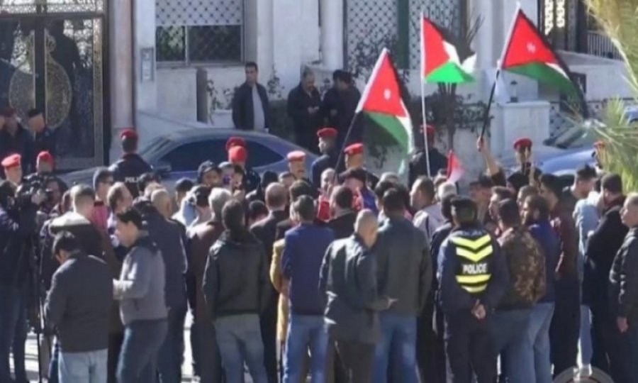 Ürdünlüler Siyonist Rejimi protesto etti