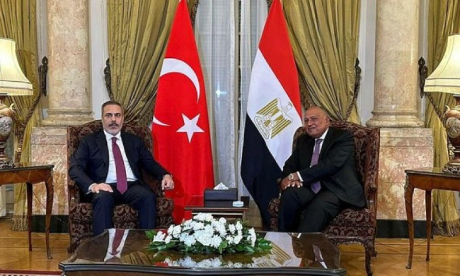 Hakan Fidan ve Samih Şukri'den ortak basın toplantısı