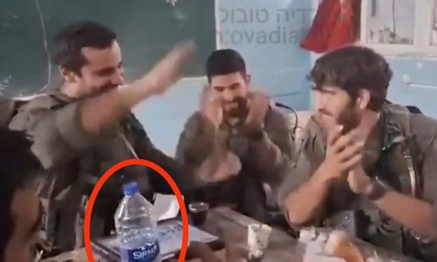 Siyonist askerlerin suyu Türkiye'den