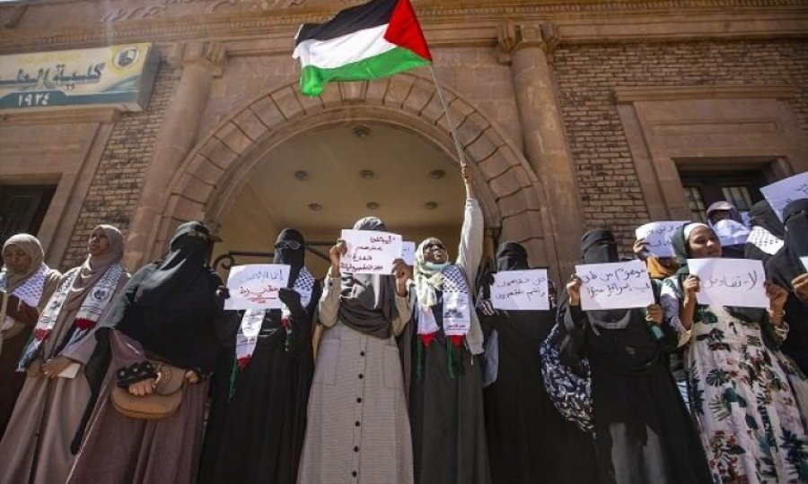 Sudan’da İsrail ile normalleşme karşıtı gösteri
