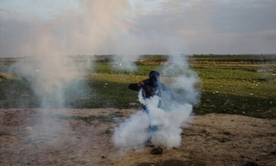 İsrail güçleri, Gazze sınırında Filistinlilere müdahale etti