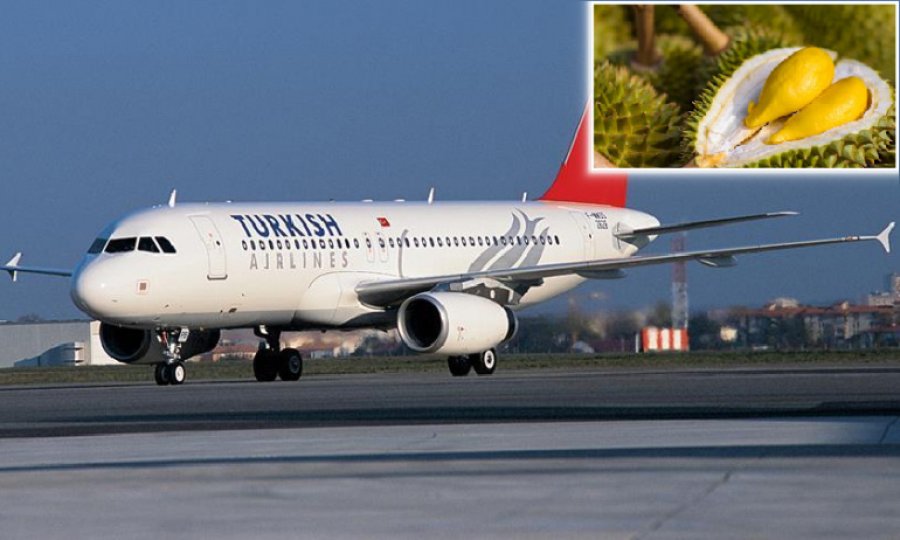 "Durian" meyvesi nedeniyle THY uçağı İstanbul'a acil iniş yaptı