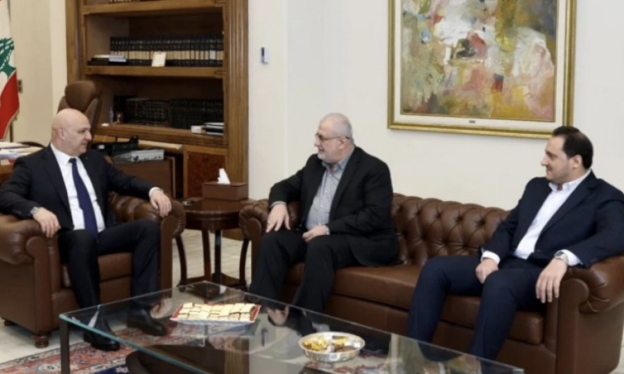 Baabda Sarayı'nda kritik zirve: Raad ve Aun bir araya geldi