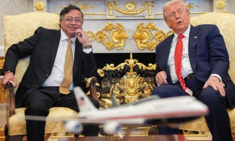 Petro ve Trump'tan Beyaz Saray'da ilk temas