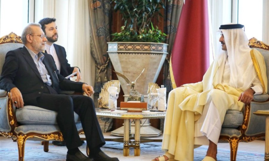 Ali Laricani, Katar Emiri ile özel görüşme gerçekleştirdi