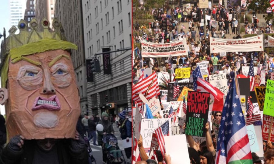 Trump'a isyan...Savaş macerasına milyonluk barikat... "Kral istemiyoruz..."