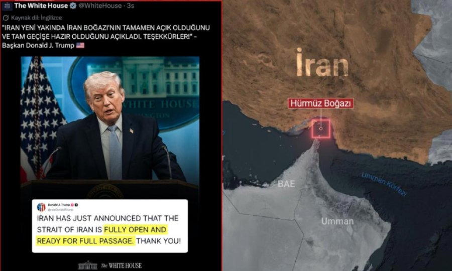 Trump'tan savaşı kaybettiğinin itirafı: Hürmüz'ün adını değiştirdi