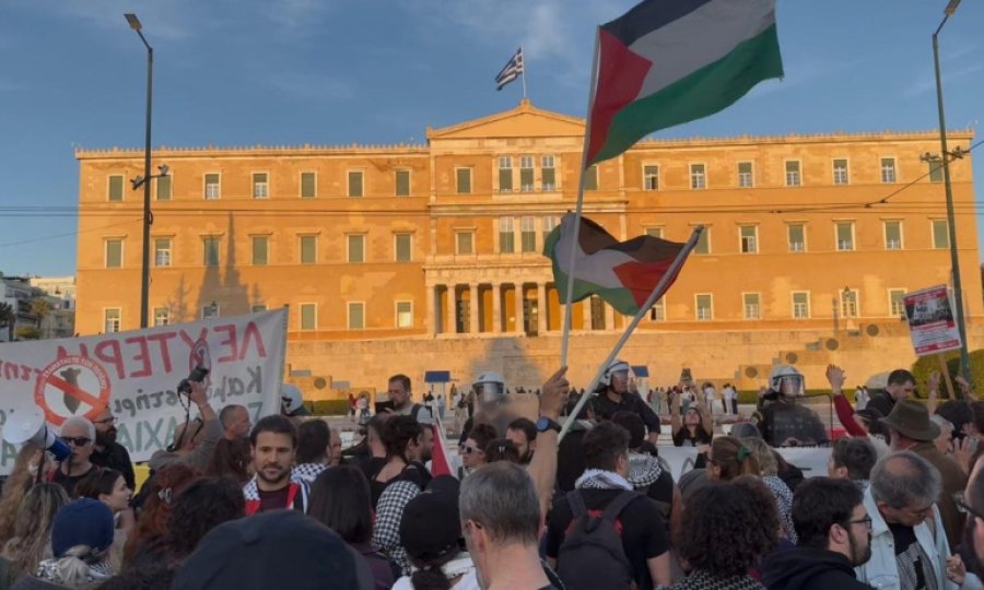 Haydut İsrail’in Sumud Filosu'na saldırısı Atina'da protesto edildi