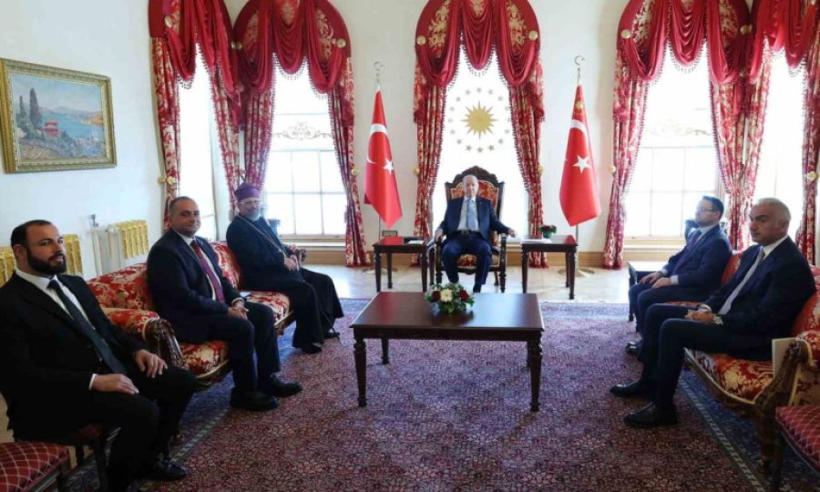 Cumhurbaşkanı Erdoğan, Patrik Maşalyan'ı kabul etti